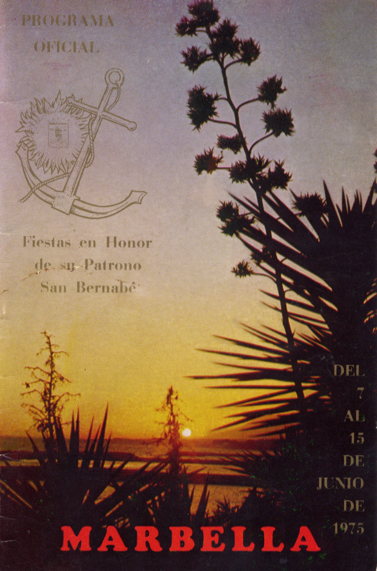 Feria y Fiestas de San Bernabé 1975 Marbella